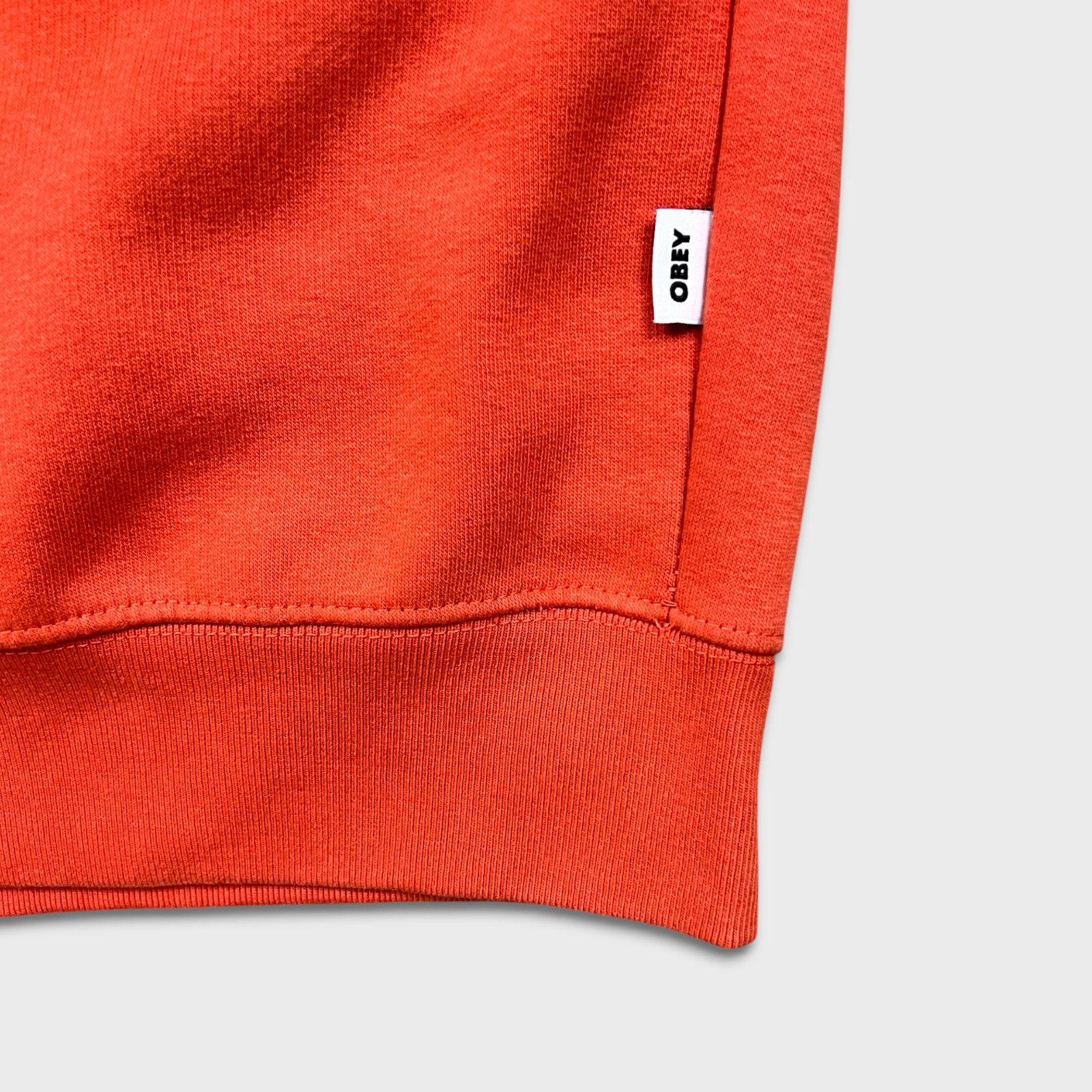 Obey × Vintage Obey Sweatshirt 1/4 Zip Spell Out Fleece Pullover Jacket Size US L / EU 52-54 / 3 - 6 Thumbnail