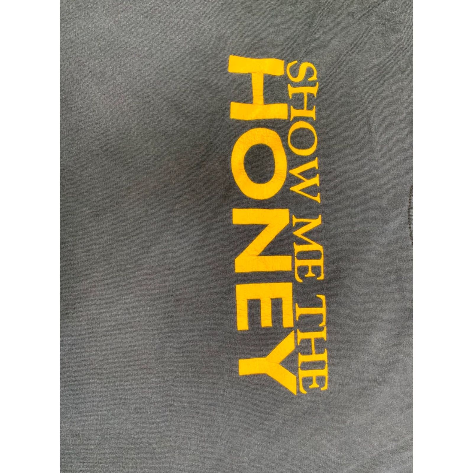 Jerzees VINTAGE American Honey Show me the Honey Promo Shirt mens XL Black11767 Size US XL / EU 56 / 4 - 3 Thumbnail
