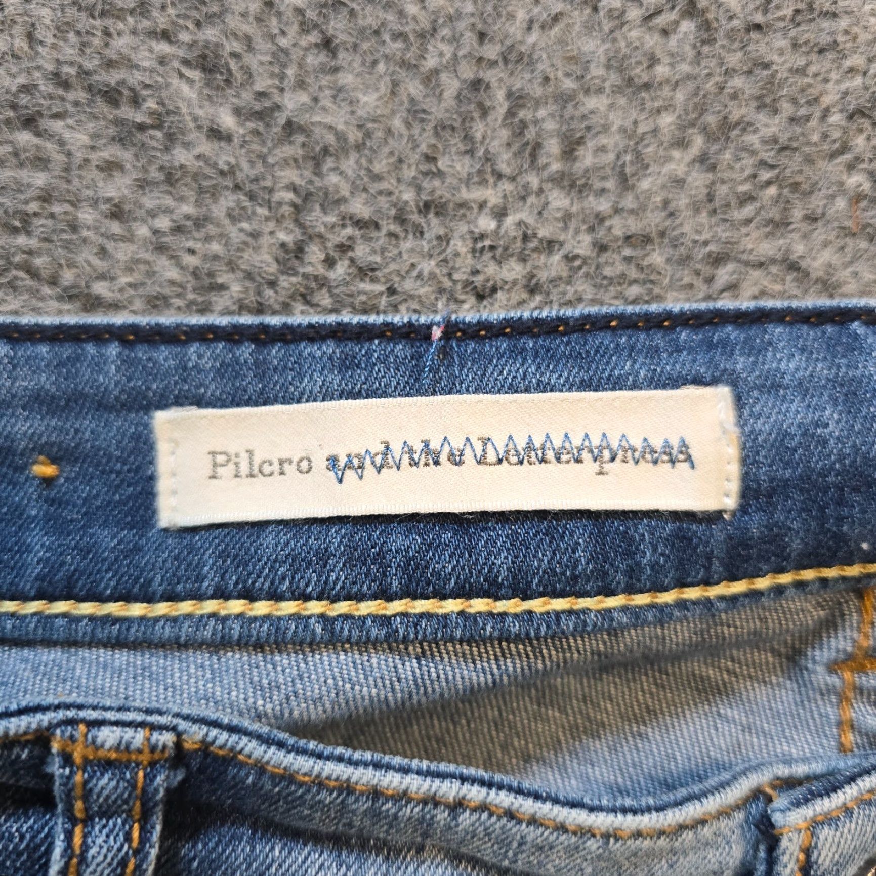 Vintage Pilcro Jeans Womens Size 27 Petite Blue Folio Straight Leg Distressed Casual Jeans Bohemian Women 5-Pocket Inseam 27in Blue Denim Pants Size 27" / US 4 / IT 40 - 4 Thumbnail