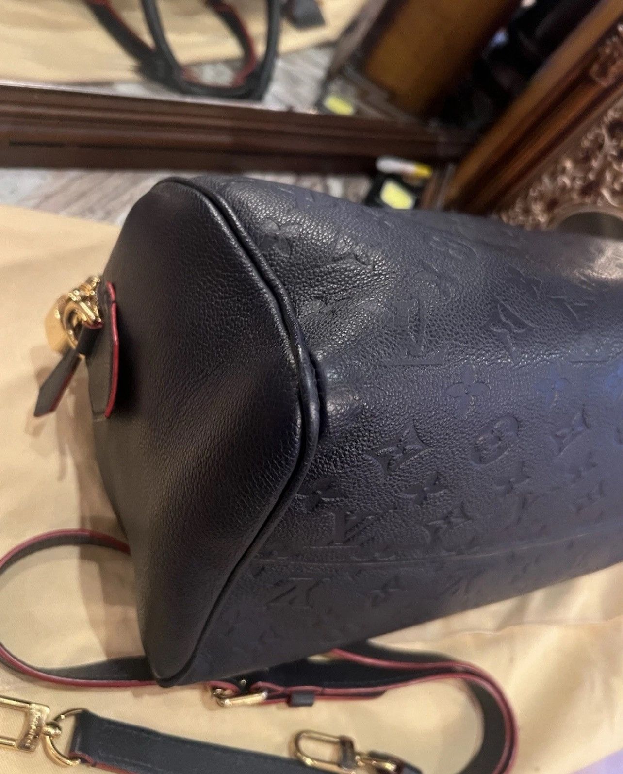 Louis Vuitton Louis Vuitton Speedy Bandouliere Empreinte Leather 30 Size ONE SIZE - 12 Thumbnail