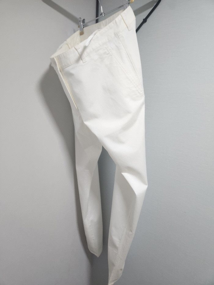 Maison Margiela Martin Margiela 0번 블랭크 택 ​S/S 화이트 팬츠 Size 28" / US 6 / IT 42 - 3 Thumbnail