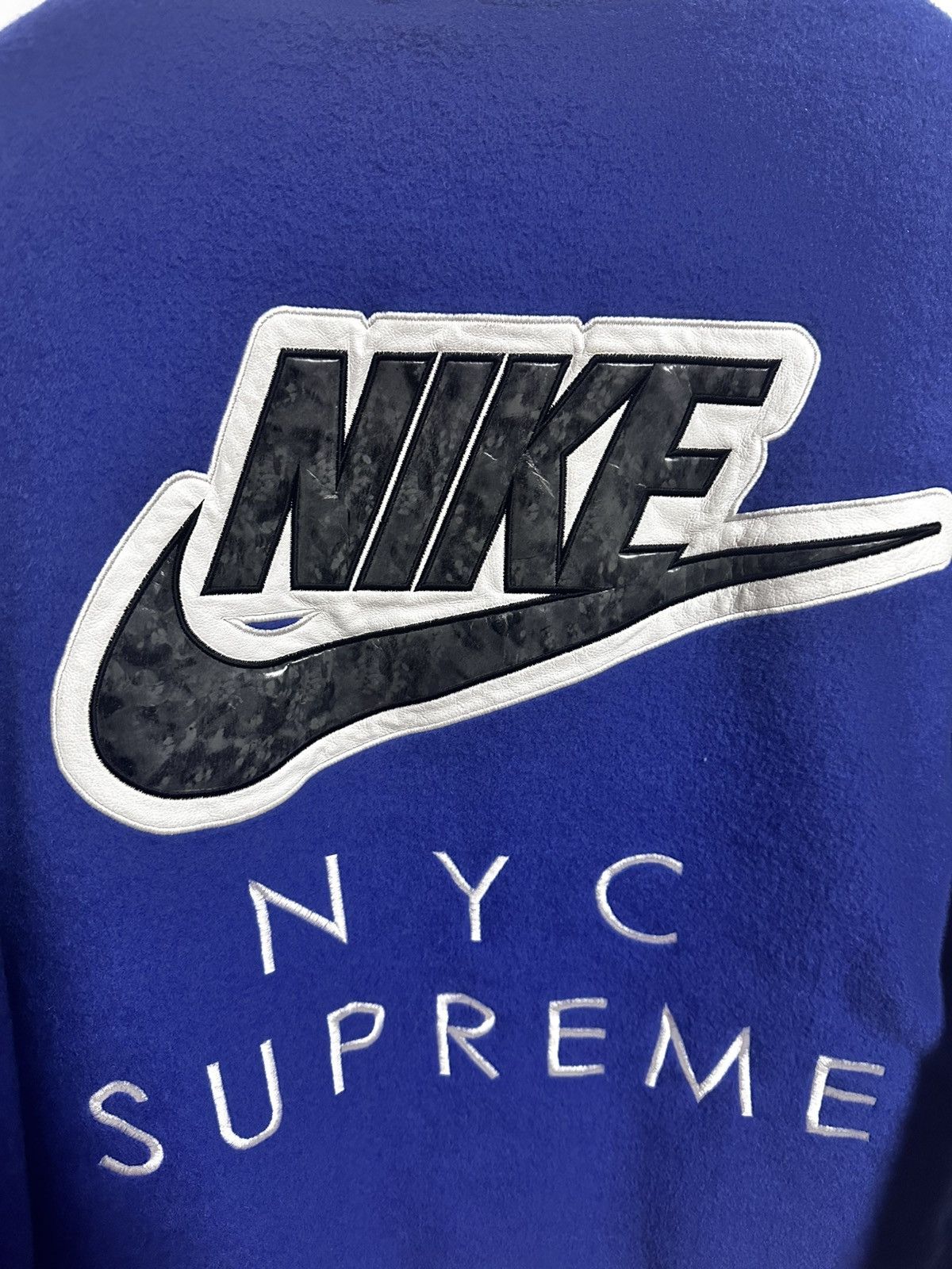Nike × Supreme Supreme Nike SB varsity jacket Size US L / EU 52-54 / 3 - 2 Thumbnail