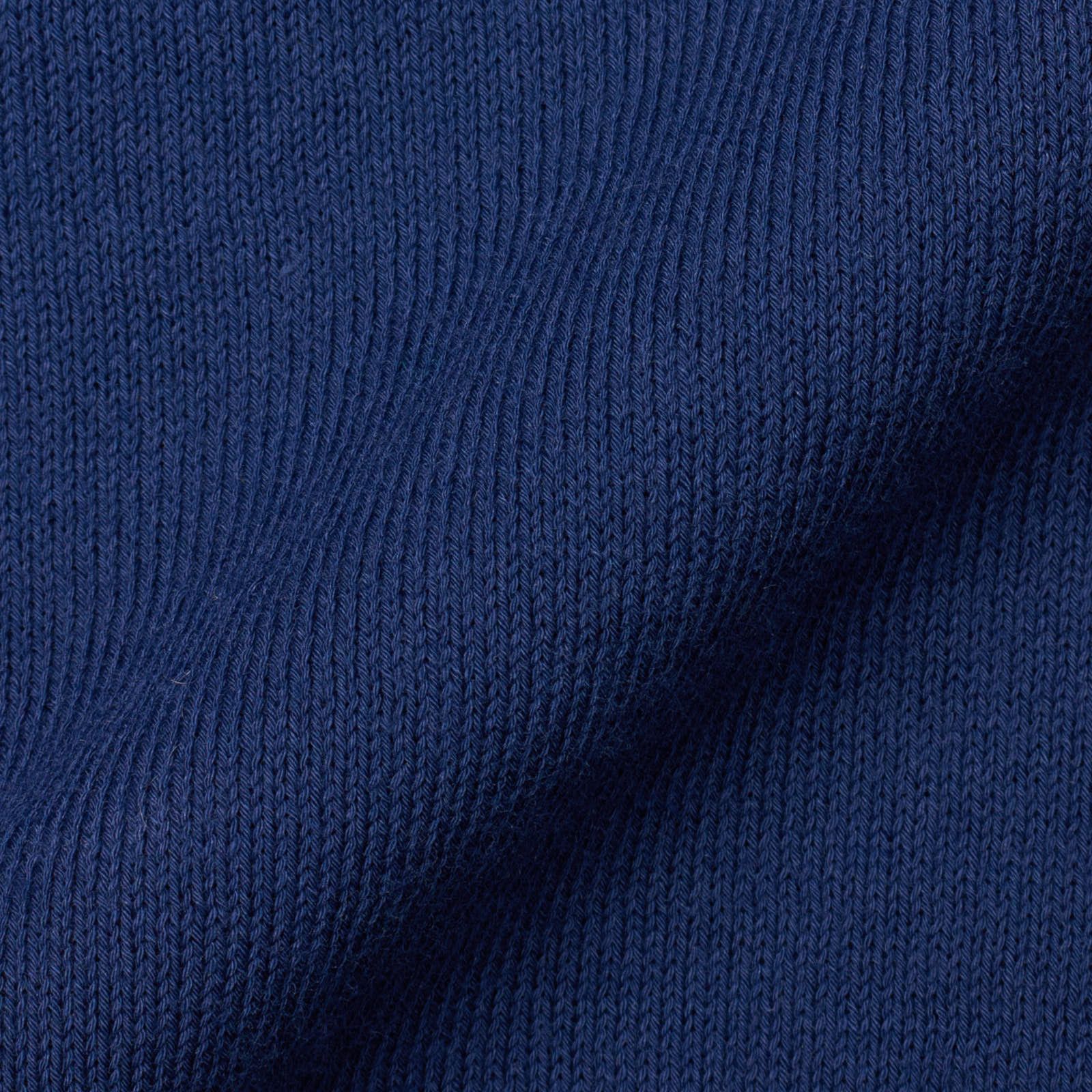Gran Sasso GRAN SASSO Navy Blue Cotton Knit DB Vest Waistcoat Size US S / EU 44-46 / 1 - 5 Thumbnail