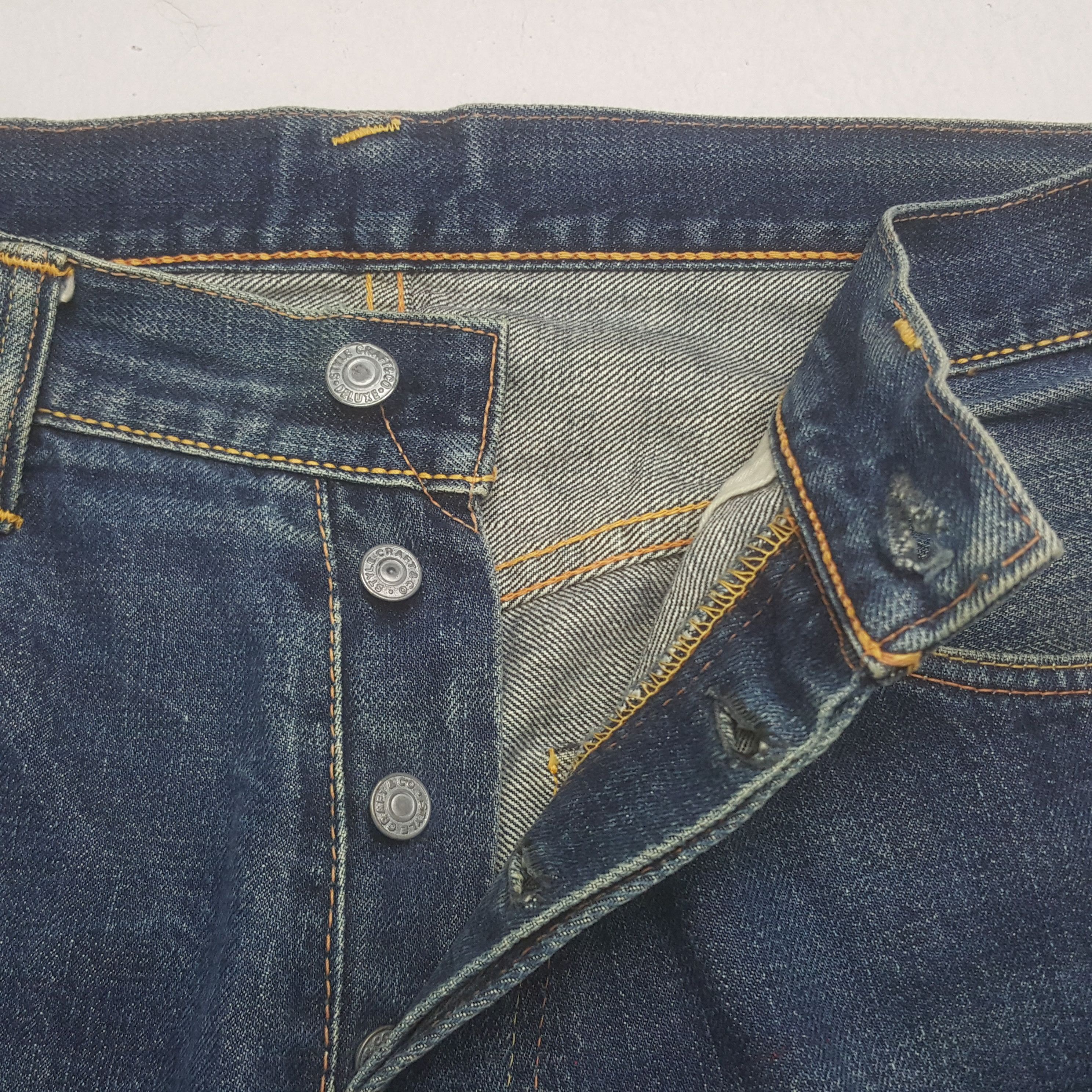 Evisu × Japanese Brand × Vintage Vintage Evisu Japanese Brand Daicock Custom Art Denim Jeans Size US 32 / EU 48 - 7 Thumbnail