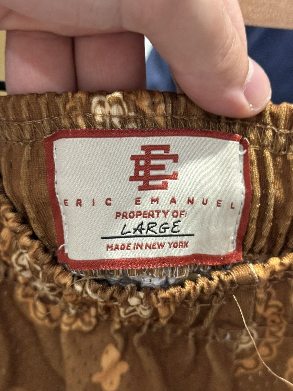 Eric Emanuel Eric Emanuel EE Basic Short Brown Paisley Bandana Large Size US 32 / EU 48 - 5 Thumbnail
