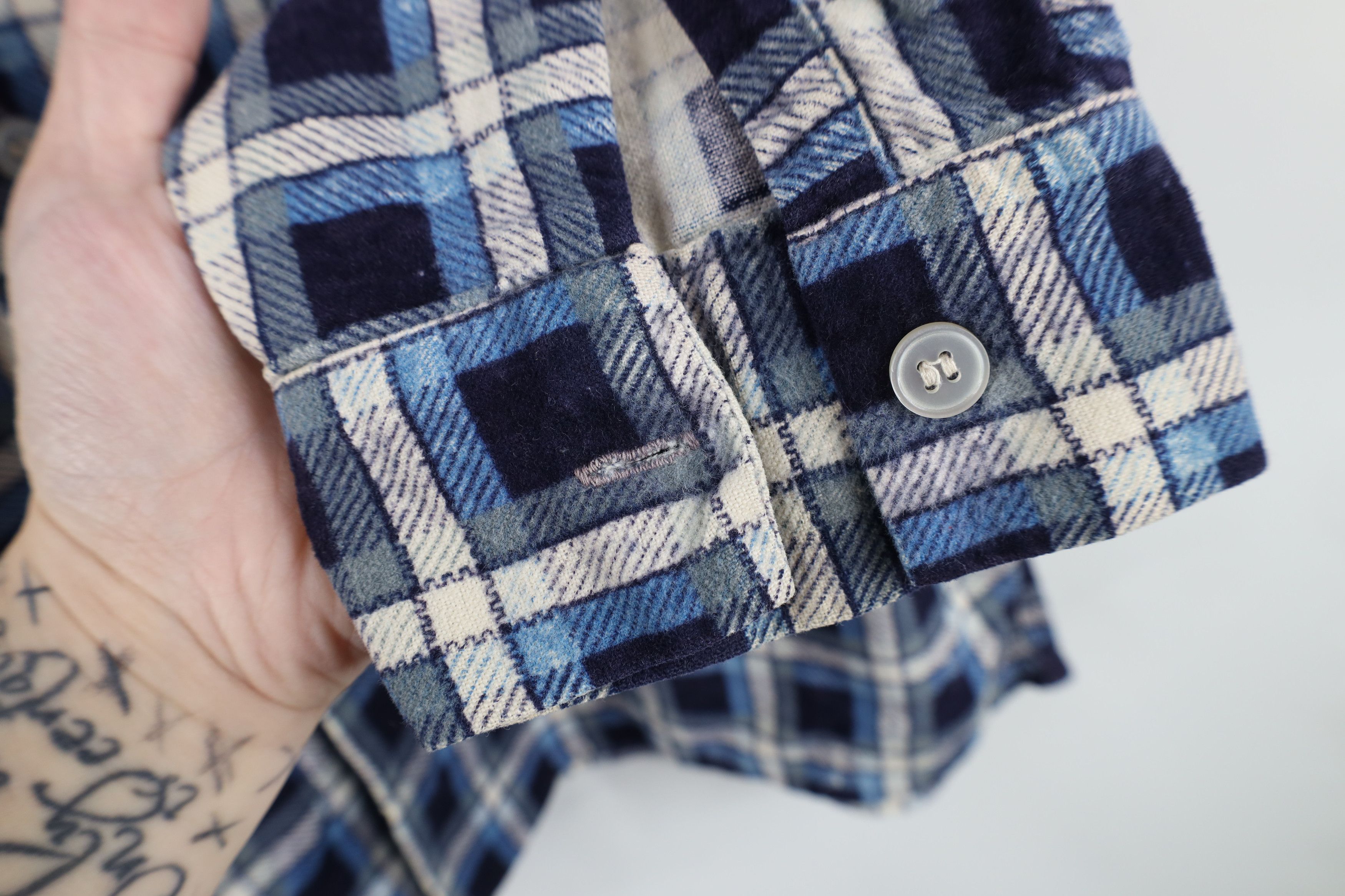 Vintage Vintage 60s 70s Streetwear Flannel Collared Button Shirt Size US M / EU 48-50 / 2 - 11 Thumbnail