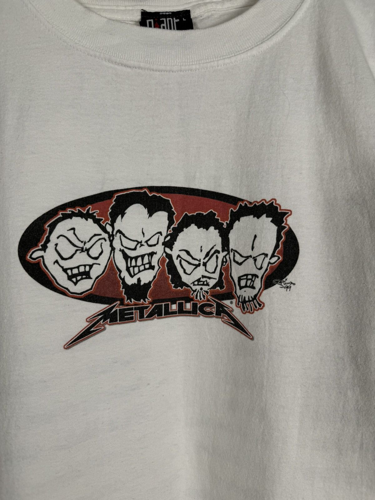 Band Tees × Metallica × Vintage Metallica 1999 2000 Giant USA band rock tour t shirt Size US L / EU 52-54 / 3 - 4 Thumbnail