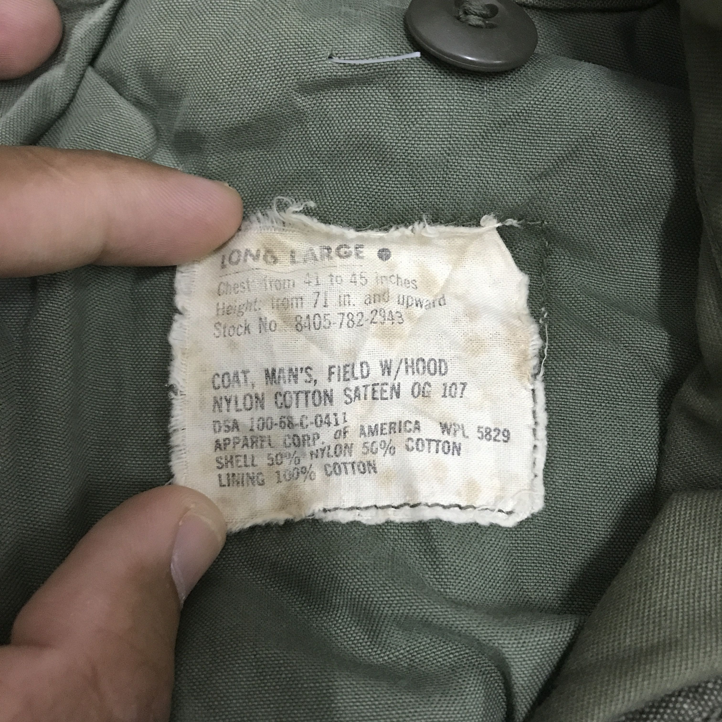 Vintage Vintage WW2 M65 Field Jacket Size US XL / EU 56 / 4 - 4 Thumbnail