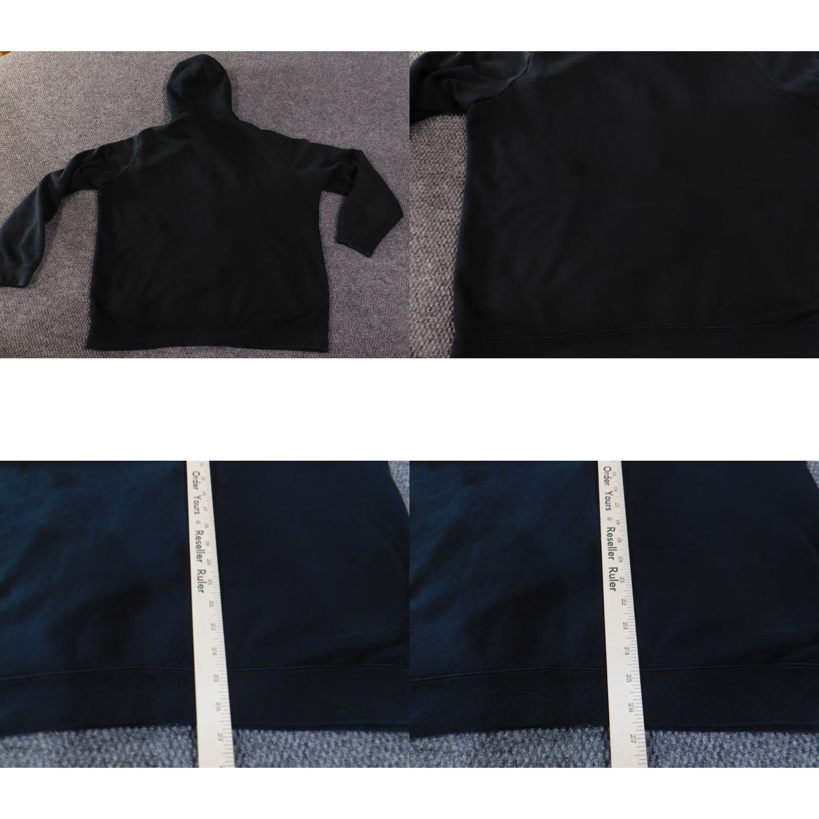 Nike Nike Hoodie Men XL Black Logo Swoosh Full Zip Retro Pockets Casual Size US XL / EU 56 / 4 - 9 Thumbnail