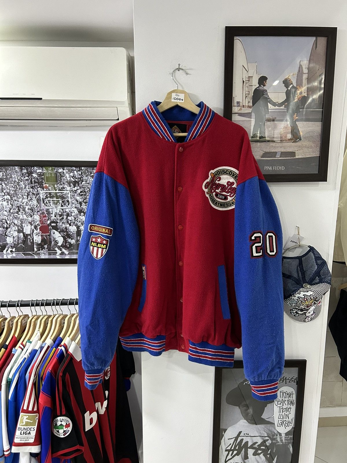 Authentic Negro Leagues × MLB Vintage Negro League Baseball varsity jacket Size US XL / EU 56 / 4 - 2 Thumbnail