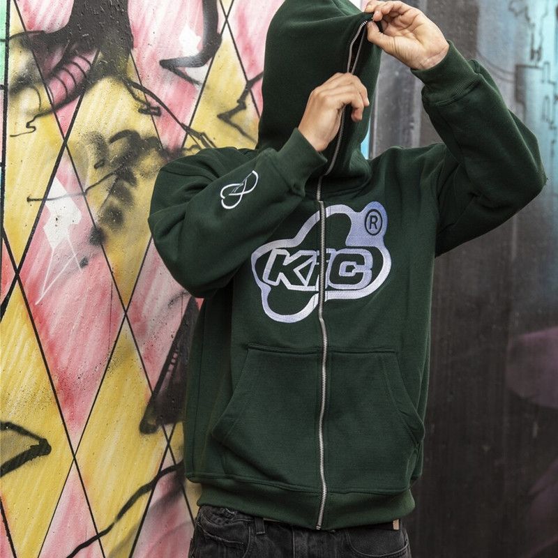 Japanese Brand × Vintage Retro Fashion Printing Zipper Hoodie Size US M / EU 48-50 / 2 - 3 Thumbnail