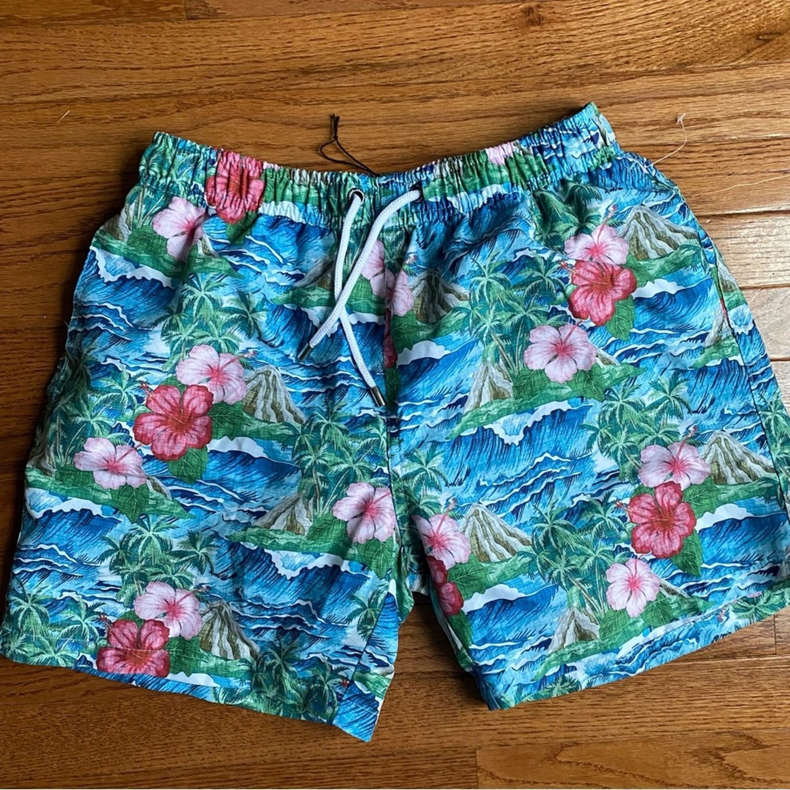 Franks FRANKS Mens $89 Volcano Oahu Swim Shorts Trunk Suit XL NWOT Size US 36 / EU 52 - 3 Thumbnail