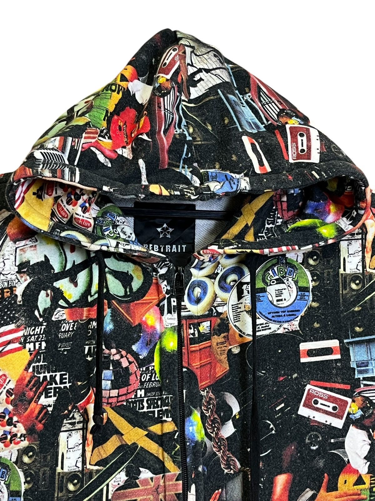 Hysteric Glamour SICK🔥JAPANESE BRAND REBTRAIT FULLPRINT ZIPPER HOODIES Size US M / EU 48-50 / 2 - 7 Thumbnail