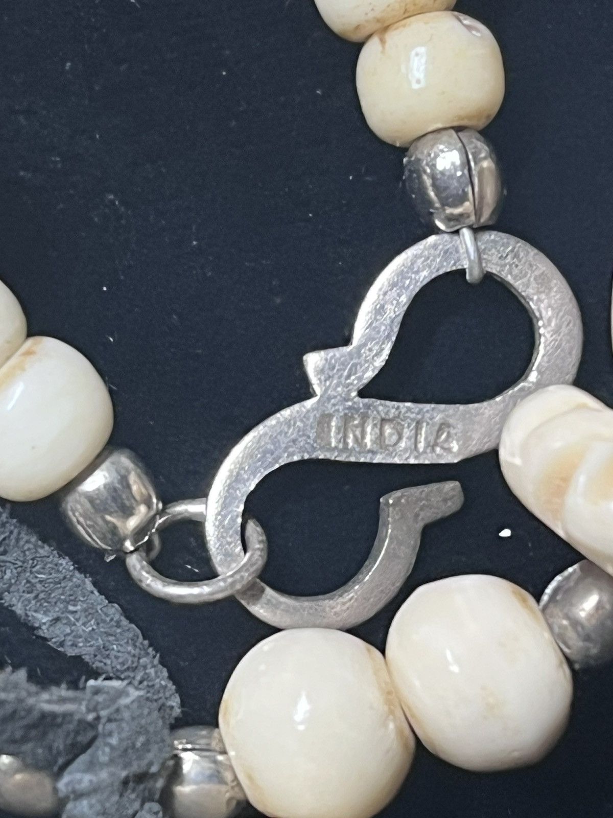 Other Vintage Indian Tribal Statement NecklaceCarved Bone & Wood Size ONE SIZE - 5 Thumbnail