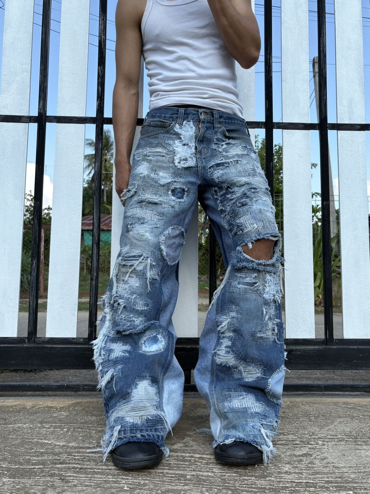 Carhartt Fray Theory Denim 1of1 (size35x31) Size US 35 - 19 Thumbnail