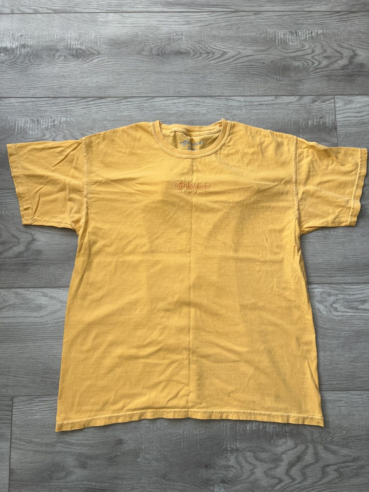 Effulgence Effulgence SF Embossed Tee Yellow Large L Size US L / EU 52-54 / 3 - 2 Thumbnail