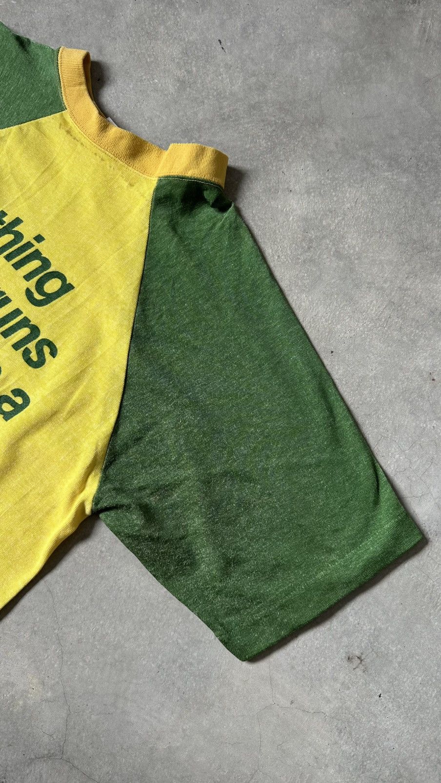 Other VINTAGE JOHN DEERE NOTHING RUNS LIKE DEERE RINGER TEE Size US S / EU 44-46 / 1 - 3 Thumbnail