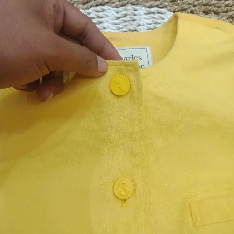 Jean Charles De Castelbajac Vintage jean charles de castlebajac boxy cropbutton shirt Size M / US 6-8 / IT 42-44 - 12 Thumbnail