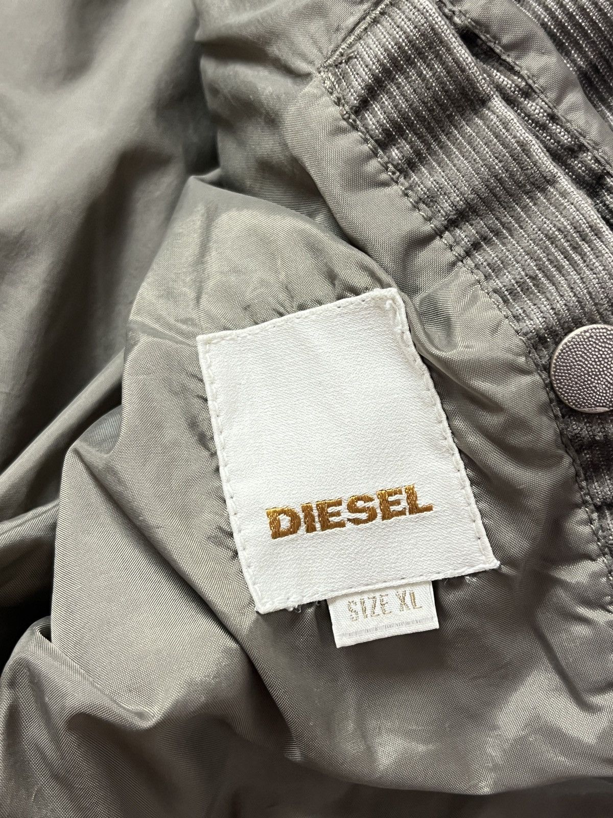 Diesel Vintage Diesel Racing Motorcycle Corduroy Jacket Cafe Racer Size US XL / EU 56 / 4 - 7 Thumbnail