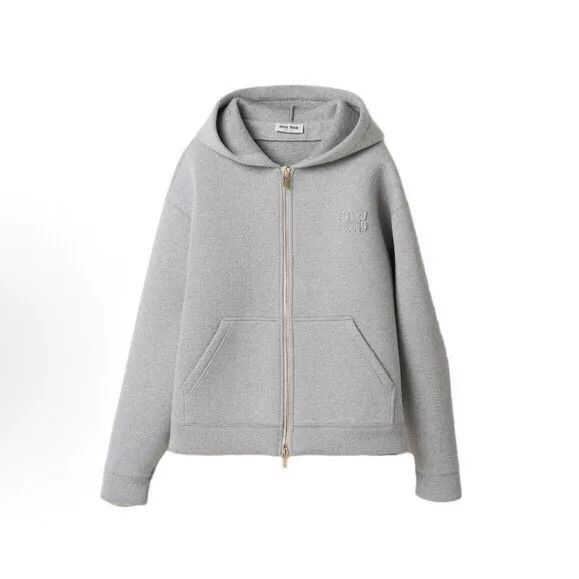 Miu Miu Miu Miu Pink Hoodie XS Women Size XS / US 0-2 / IT 36-38 - 1 Thumbnail