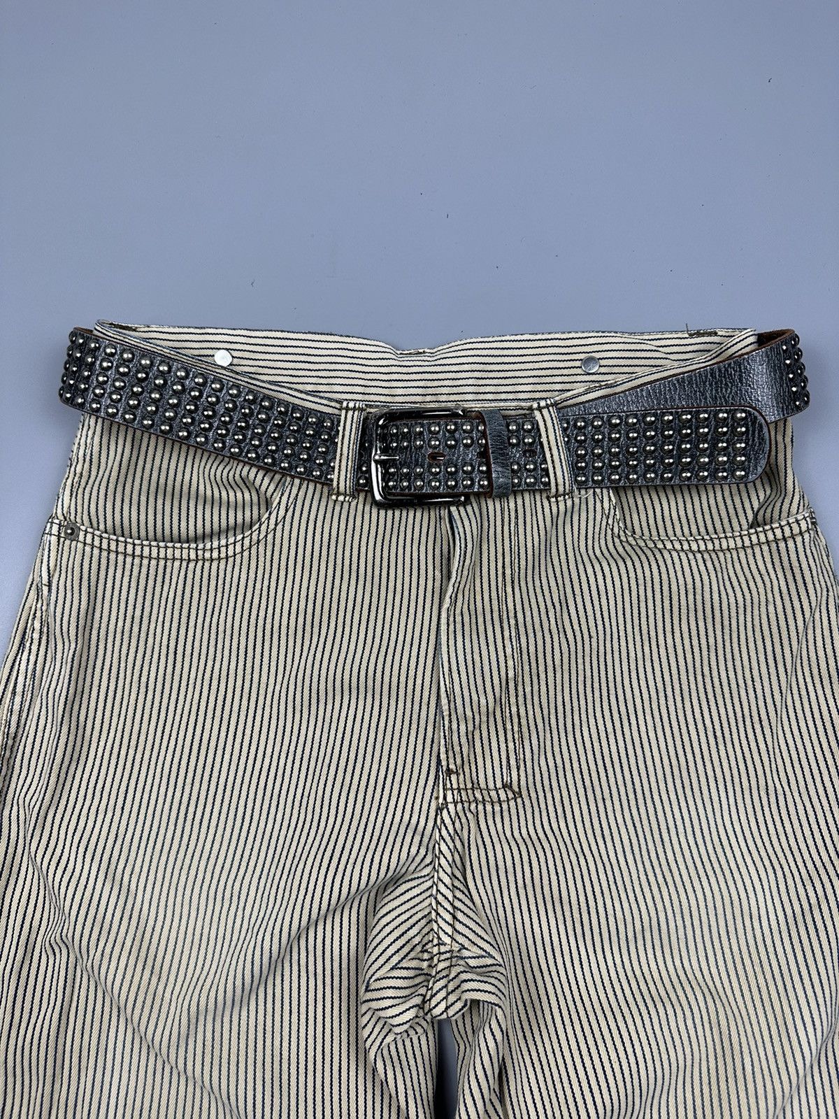Boycott × Vintage Vintage Boycott Multi Studded Leather Belts Size 34 - 7 Thumbnail