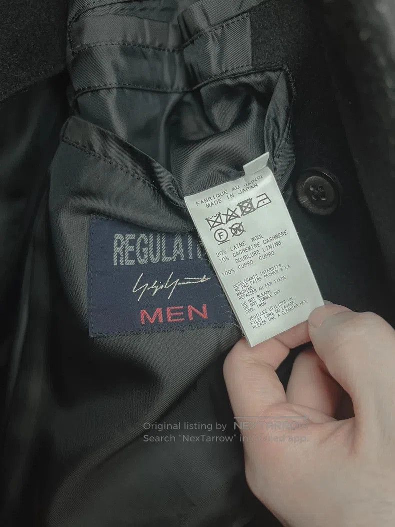Yohji Yamamoto Dr JKT Cashmere Coat.