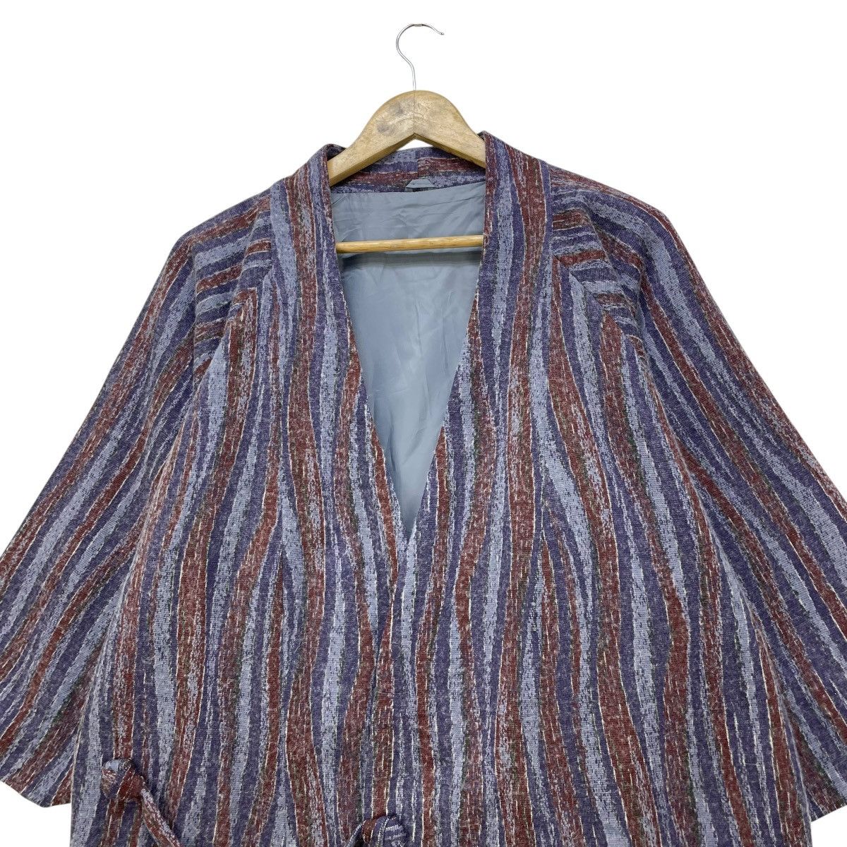 Japanese Brand 💥Vintage Kimono Japan Stripe Jacket Size US M / EU 48-50 / 2 - 3 Thumbnail