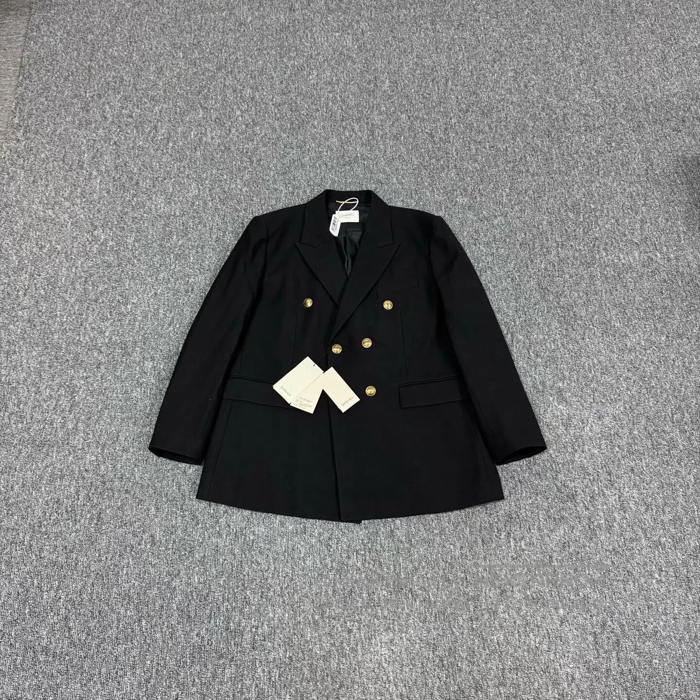 Saint Laurent Paris Saint Laurent Paris size 42 Golden double-breasted button-d Size XL / US 12-14 / IT 48-50 - 1 Thumbnail