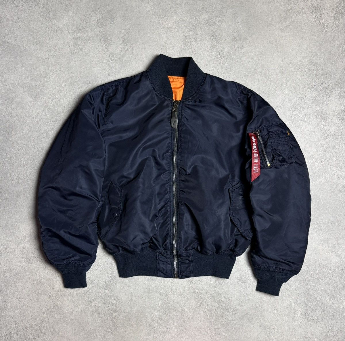90s vtg alpha USA製　ma-1 flight jacket Alpha Industries MA-1 Bomber Flight Jacket Vintage 1990s