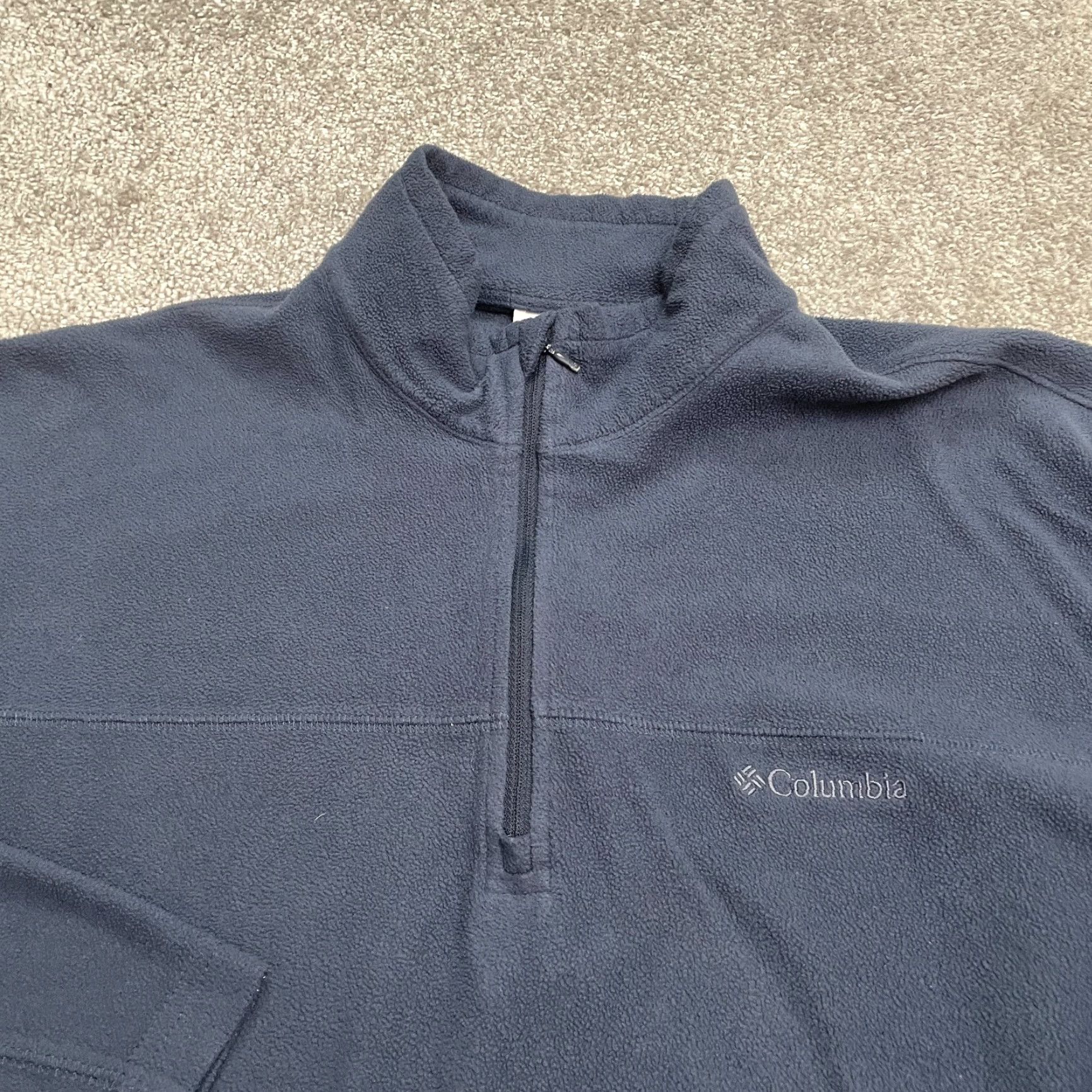 Vintage Columbia Klamath Range Fleece Jacket Men Large Blue Full Zip Lightweight Outdoor Jacket Size US L / EU 52-54 / 3 - 3 Thumbnail