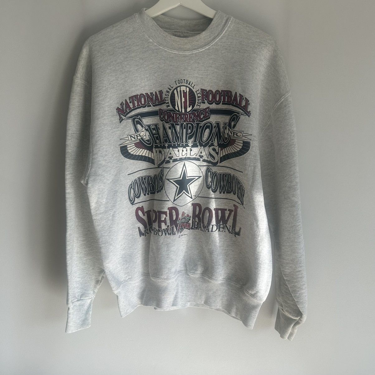 Fruit Of The Loom Vintage Dallas Cowboys 90s USA Super Bowl champion Size US L / EU 52-54 / 3 - 1 Thumbnail