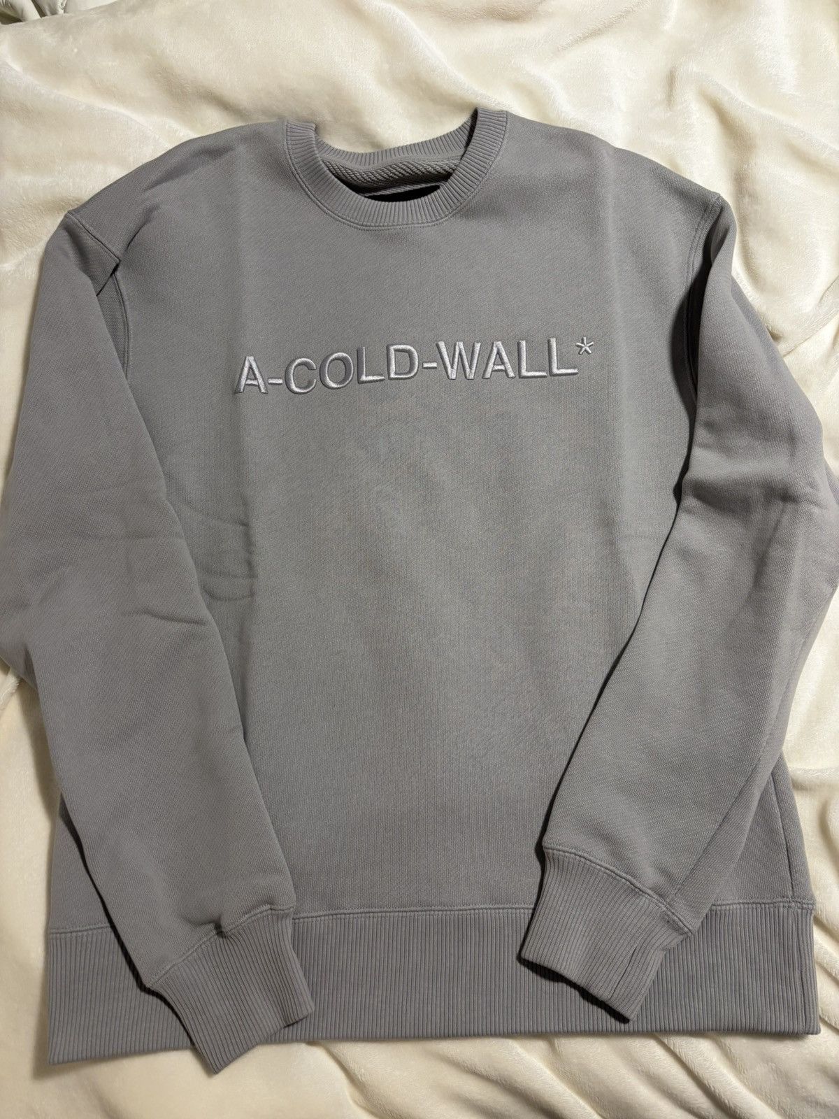 A-COLD-WALL* A COLD WALL Gray Knit Sweater Size US M / EU 48-50 / 2 - 1 Thumbnail