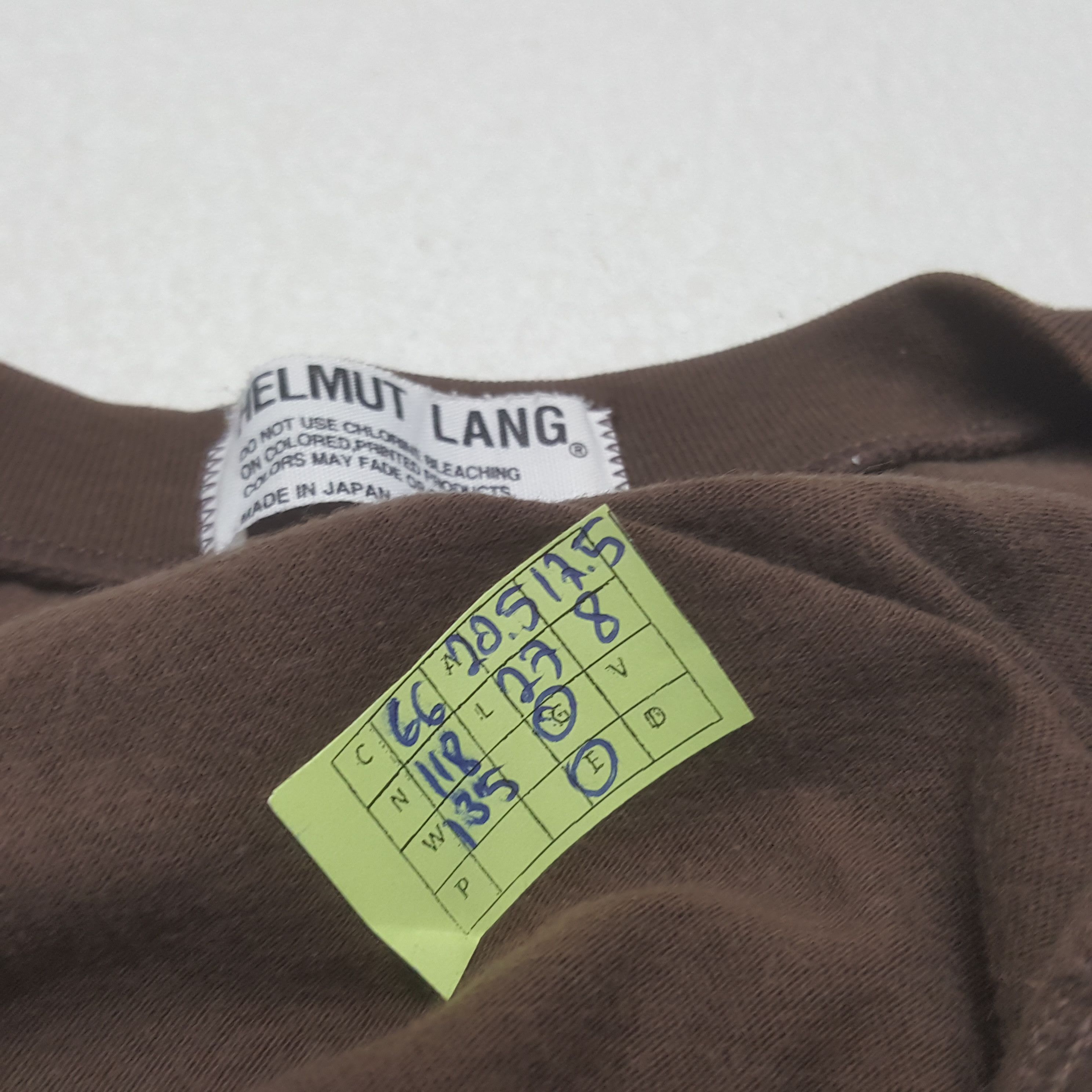 Helmut Lang × Vintage Vintage Helmut Lang Fashion Brand Plain Tshirt Size US M / EU 48-50 / 2 - 8 Thumbnail