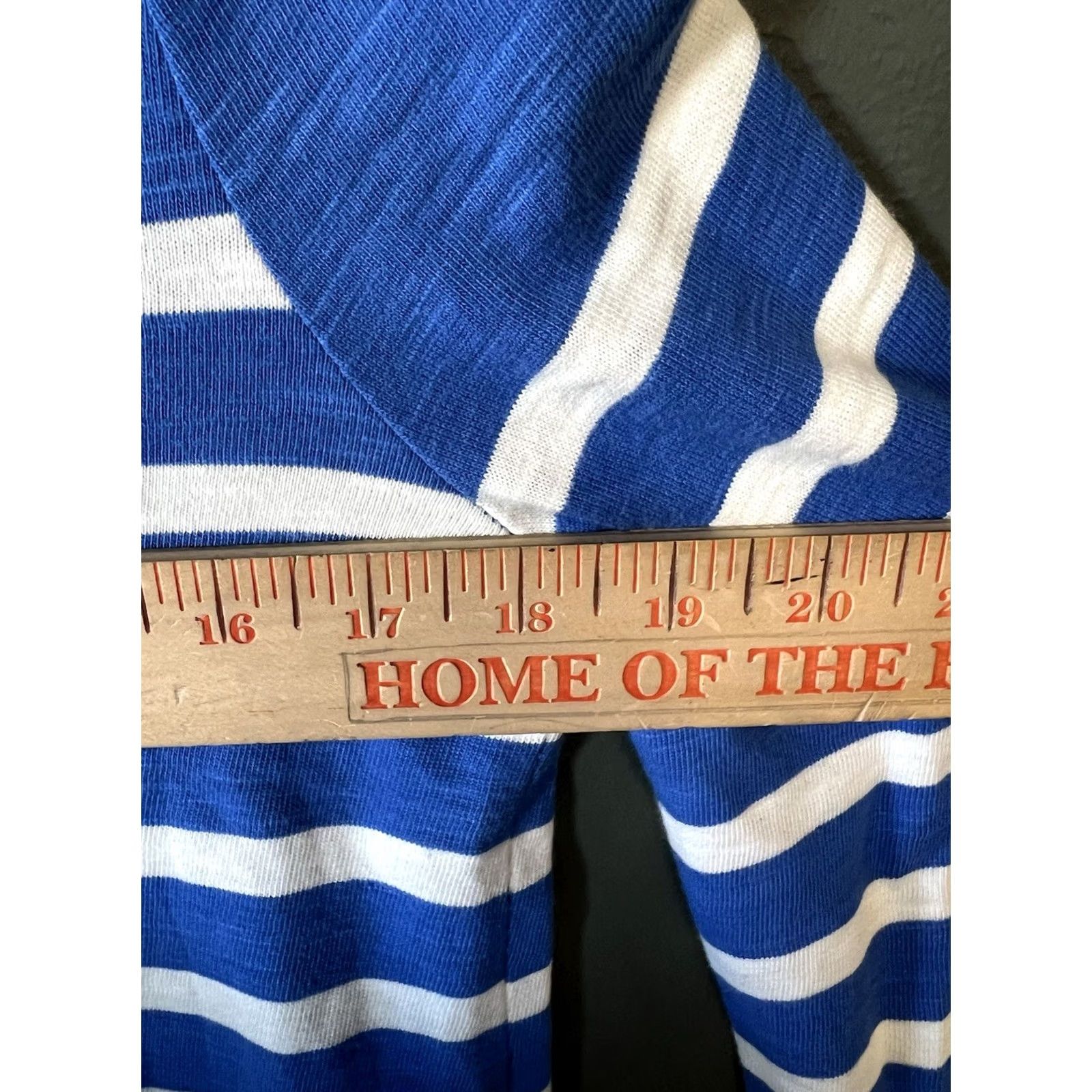 J.Crew J. Crew Womens Blue Striped Midi Knit Dress Size Small - Used - - Regular - China Size S / US 4 / IT 40 - 4 Thumbnail