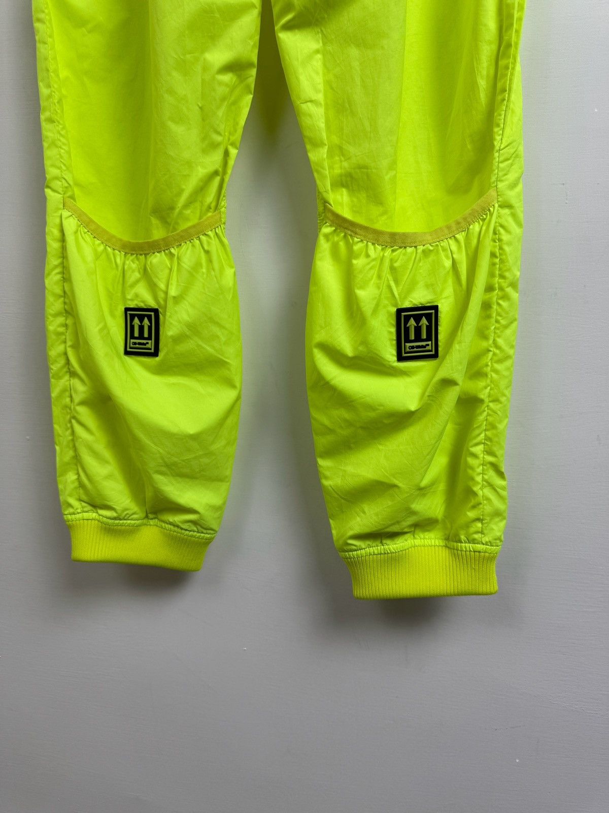 Off-White Off-White High Waisted Trousers 'Neon Yellow' Size 25" / US 0 / IT 36 - 5 Thumbnail