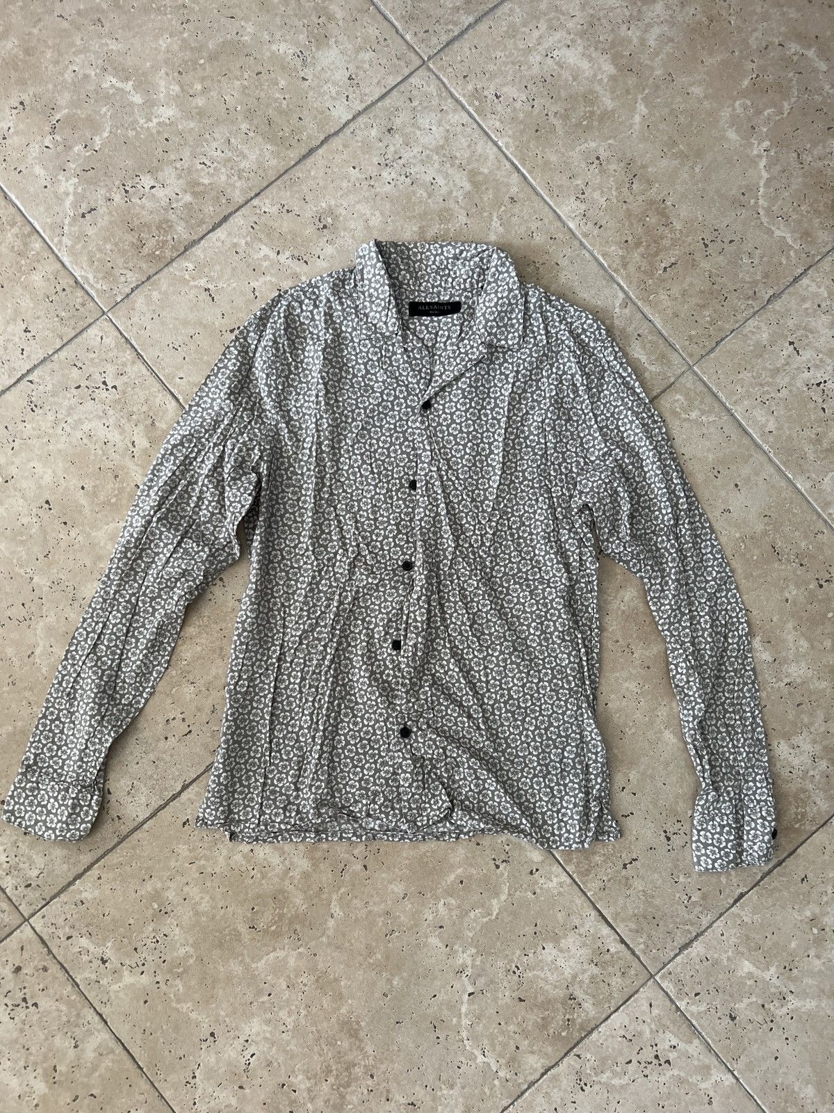 Allsaints All saints flower button up Size US S / EU 44-46 / 1 - 2 Thumbnail
