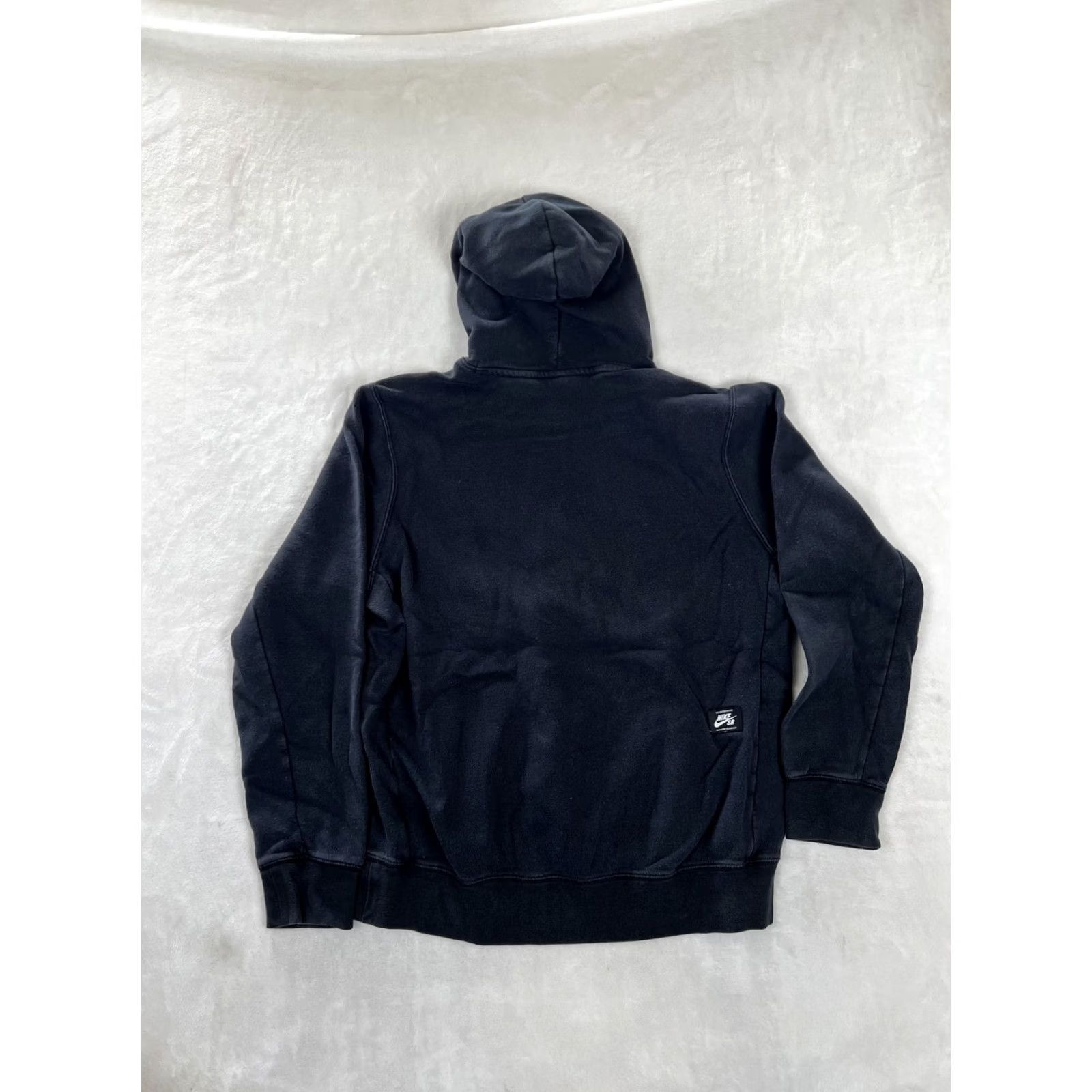 Nike Nike SB Hoodie Mens M Black Logo Graphic Pullover Skater Sweatshirt Y2K Hooded Pockets Graphic Print Regular Fleece Pullover Sports Men Size US M / EU 48-50 / 2 - 6 Thumbnail