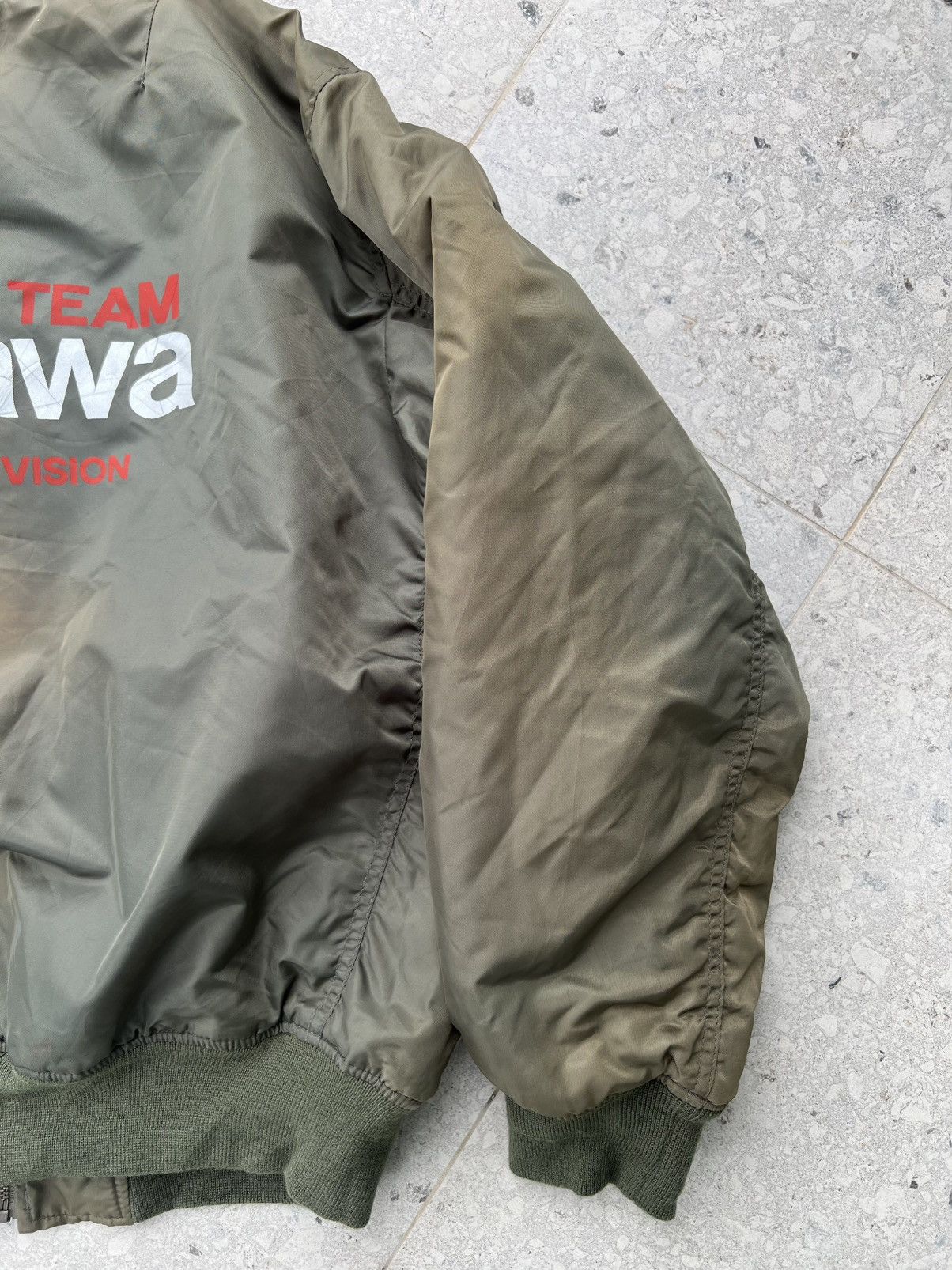 Japanese Brand × Vintage Team Fujisawa Curling Championships bomber jacket Size US L / EU 52-54 / 3 - 10 Thumbnail