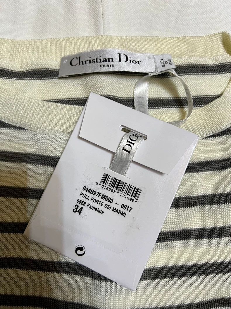 Dior Dior Dior Black and White Logo Knit Sweater-2507 Size S / US 4 / IT 40 - 3 Thumbnail