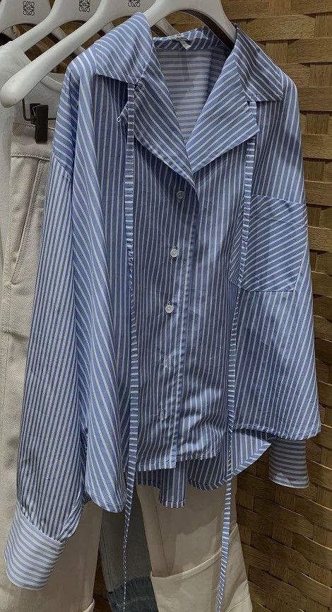 LOEWE Loose striped shirt