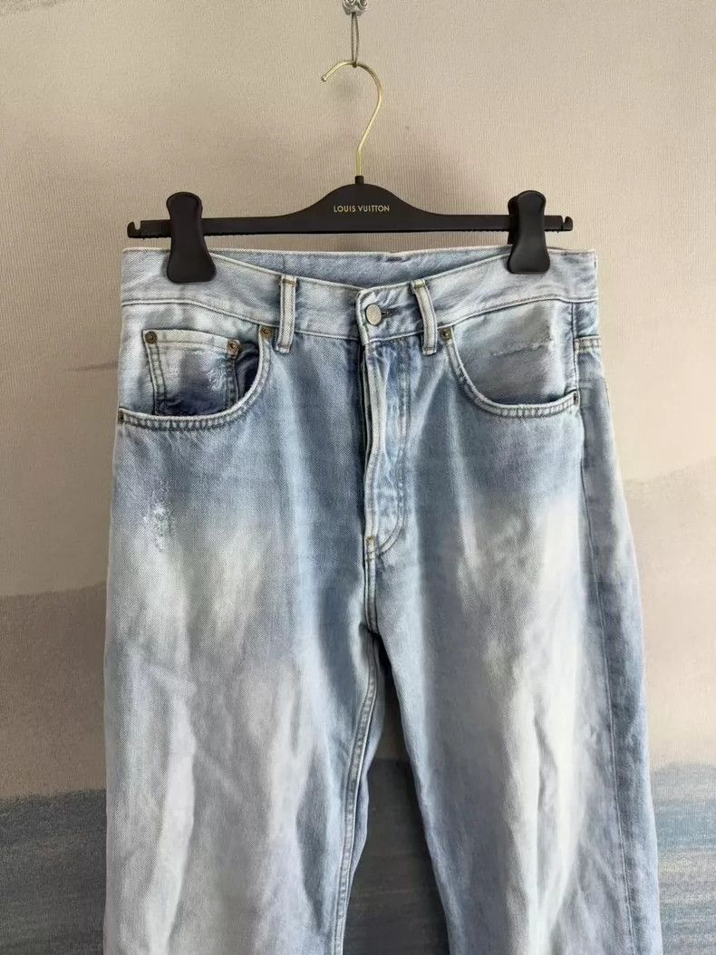 Acne Studios Acne studios Washed blue leather jeans 2502-Nextarrow Size US 34 / EU 50 - 2 Thumbnail