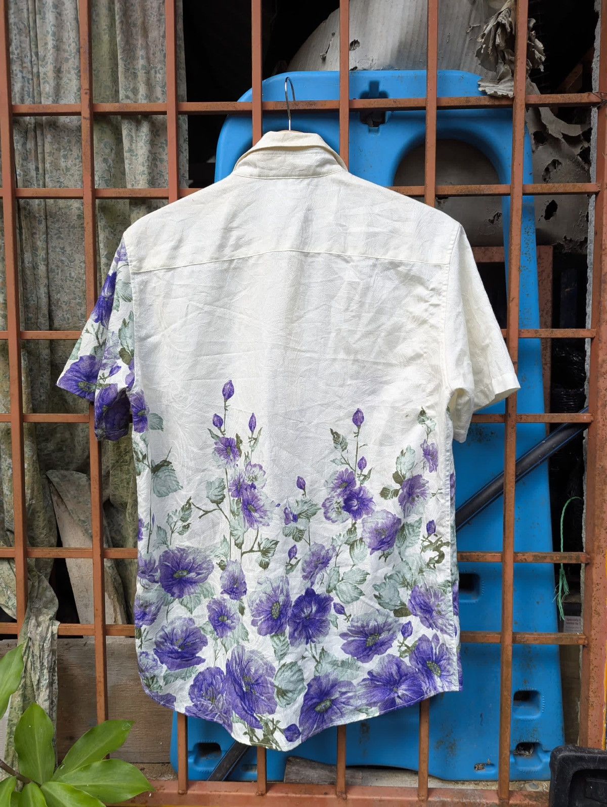 Tornado Mart Tornado Mart Floral Design Shirt Button up Size US L / EU 52-54 / 3 - 2 Thumbnail