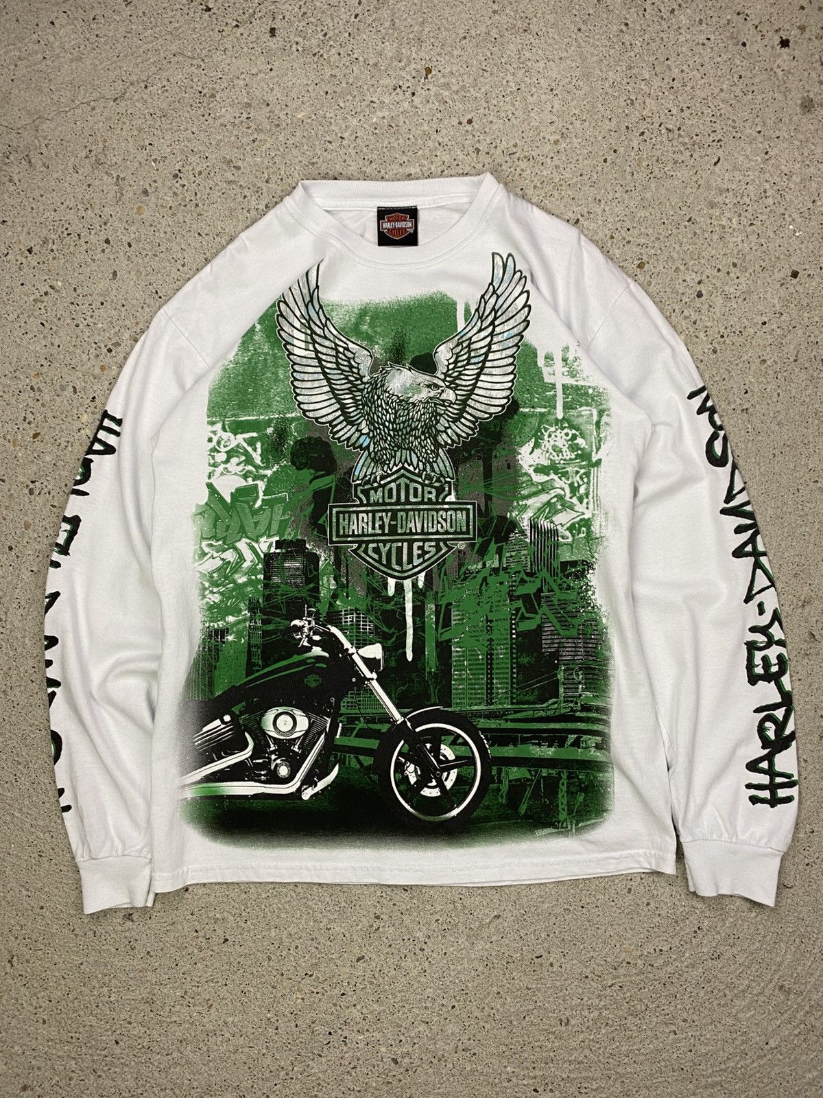 Harley Davidson Harley davidson vintage y2k longsleeve tee affliction USA Size US M / EU 48-50 / 2 - 1 Thumbnail