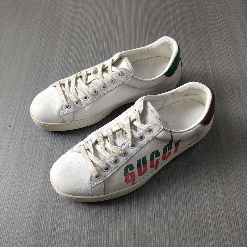 Gucci Gucci Ace Blade Fashion Sneakers for Men 0079 Size US 8.5 / EU 41-42 - 1 Thumbnail