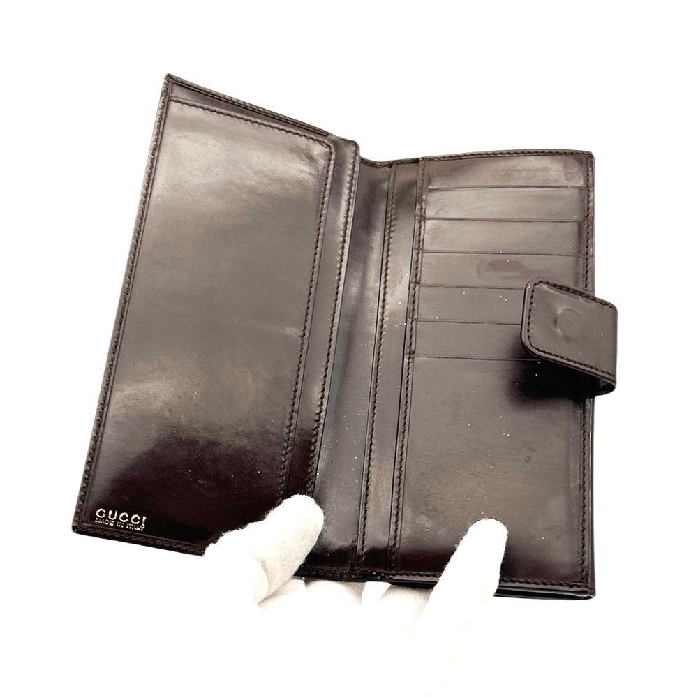 Gucci Gucci Long Wallet Vintage Brown Size ONE SIZE - 3 Thumbnail