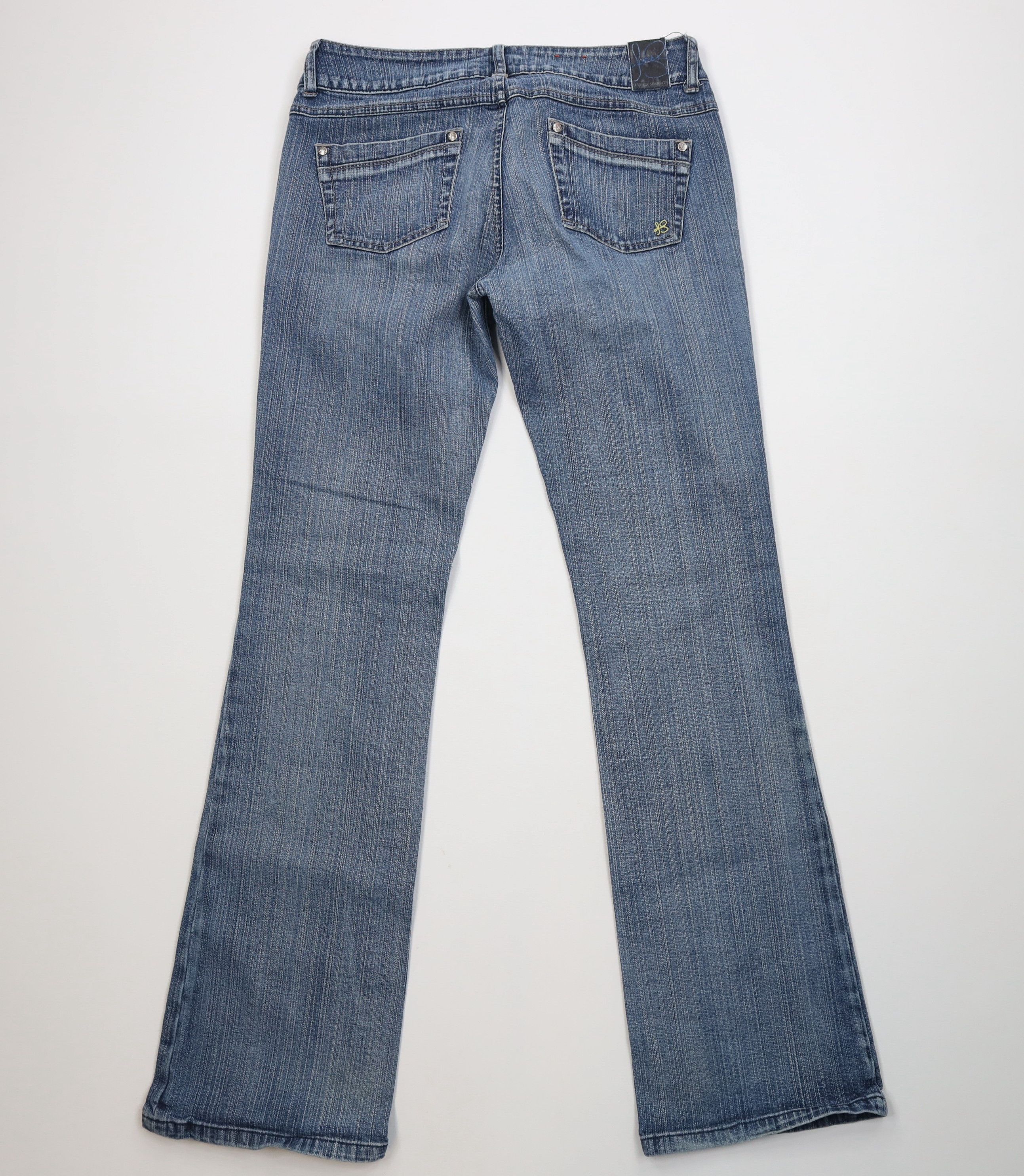 Vintage Vintage Y2K Jessica Simpson Wide Leg Denim Jeans Stretch Size 30" / US 8 / IT 44 - 12 Thumbnail