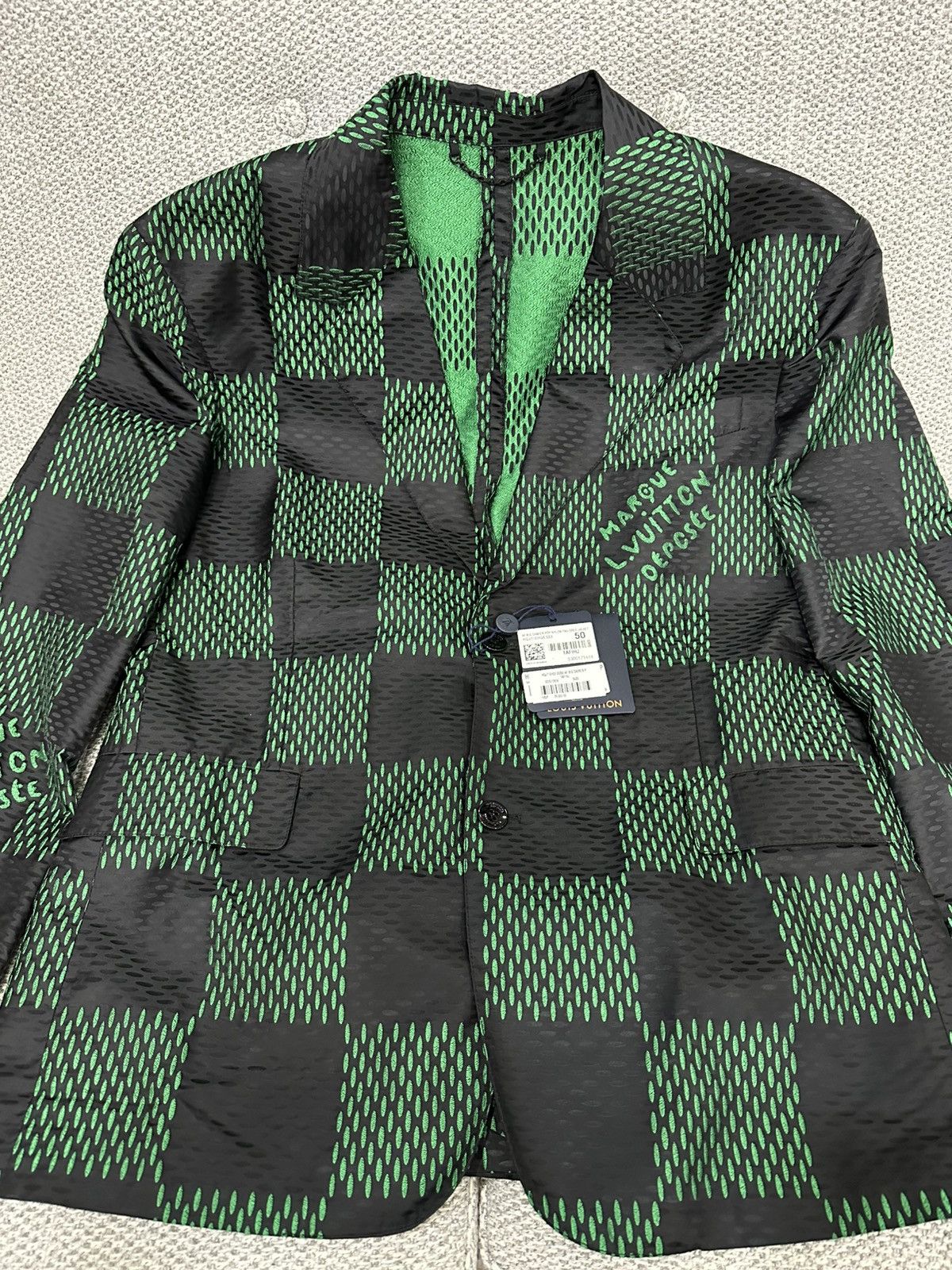 Louis Vuitton Louis Vuitton Damier Tailored Nylon Jacket Size 52S - 1 Thumbnail