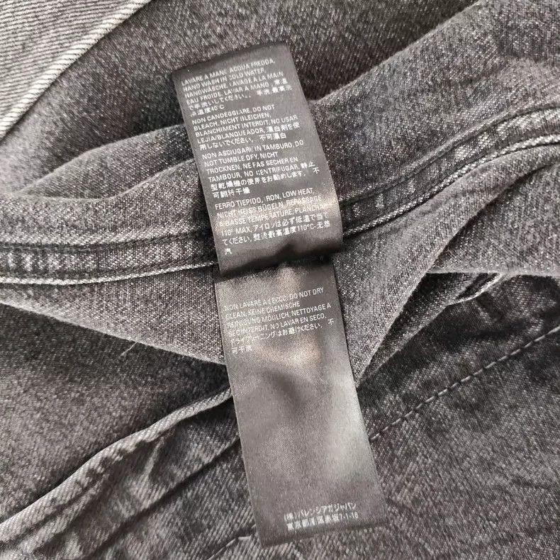 Balenciaga Balenciaga Denim jacket, grey Size US S / EU 44-46 / 1 - 7 Thumbnail