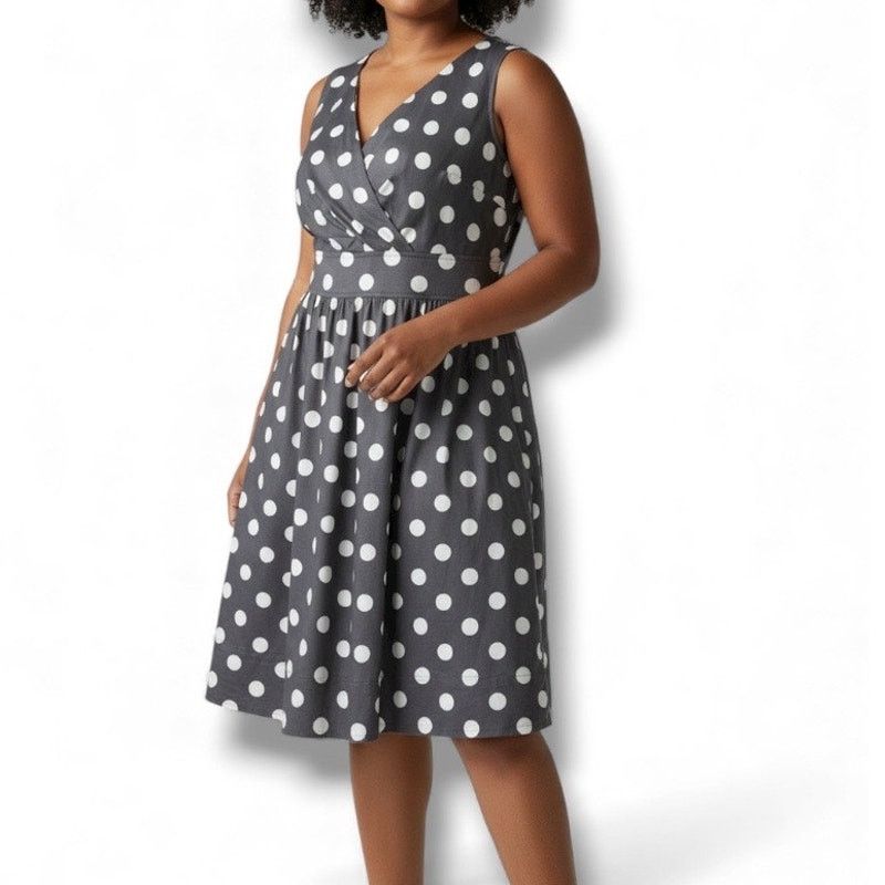 Other Signature by Robbie Bee polka dot sleeveless summer dress Size S / US 4 / IT 40 - 1 Thumbnail