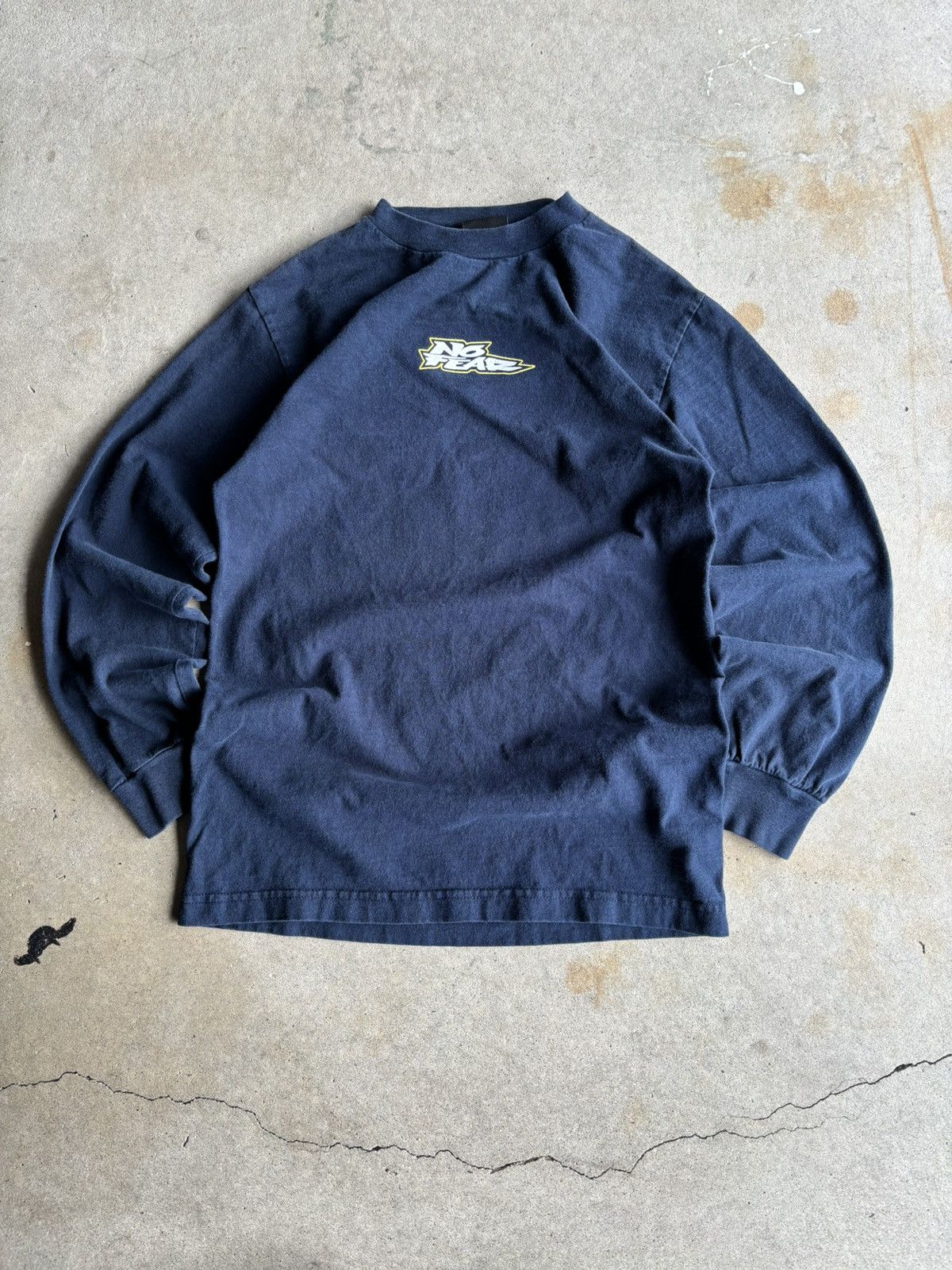 No Fear Vintage Y2K Early 2000s No Fear Flame Jnco Style Long-sleeve Size US S / EU 44-46 / 1 - 2 Thumbnail